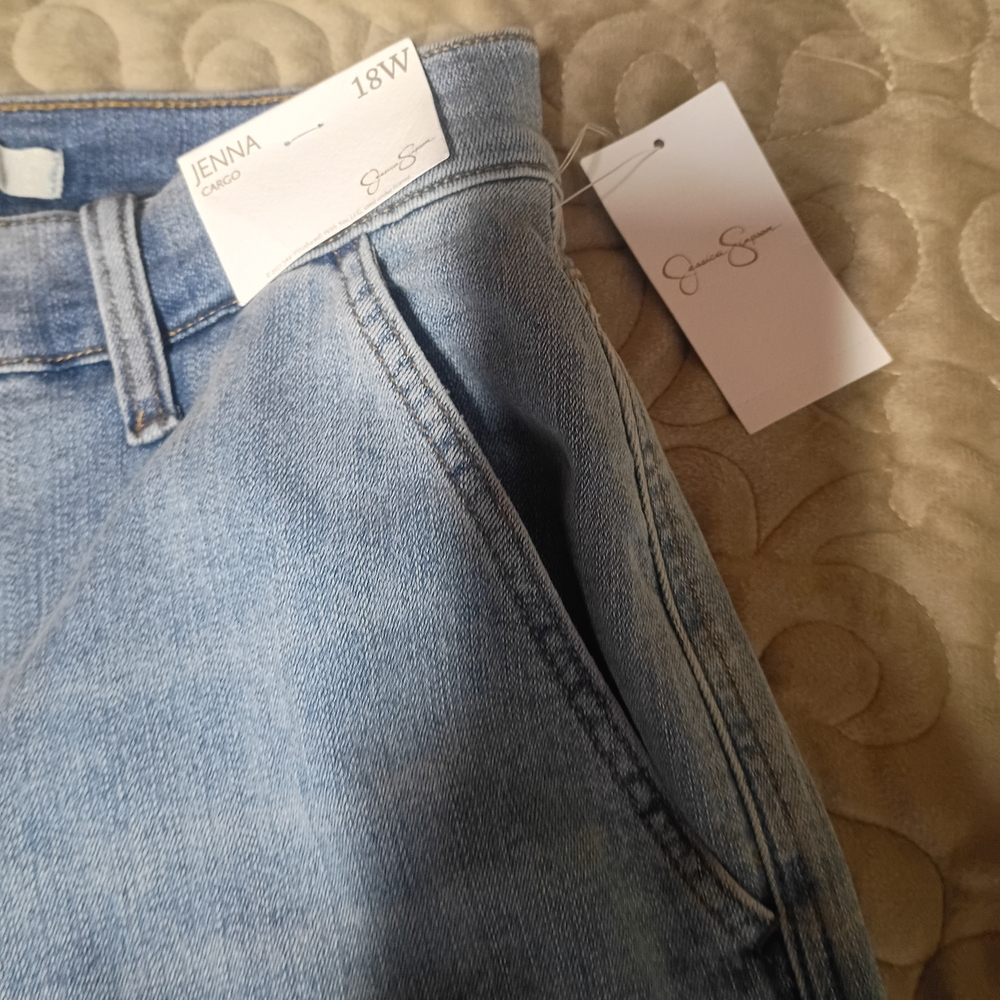 Jessica Simpson Light Blue Women's Jeans - Picture 4 of 9